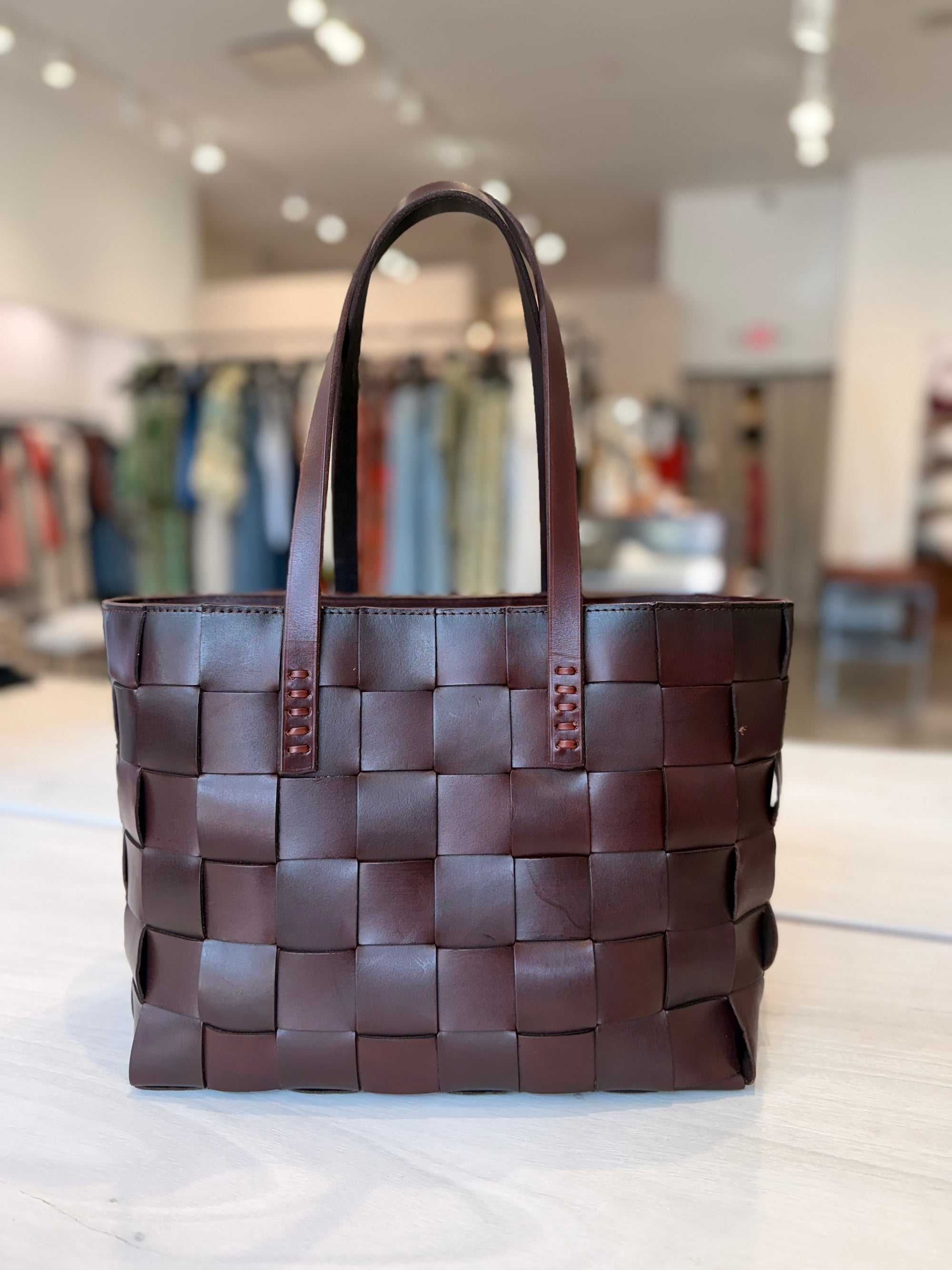 JAPAN TOTE IN ESPRESSO