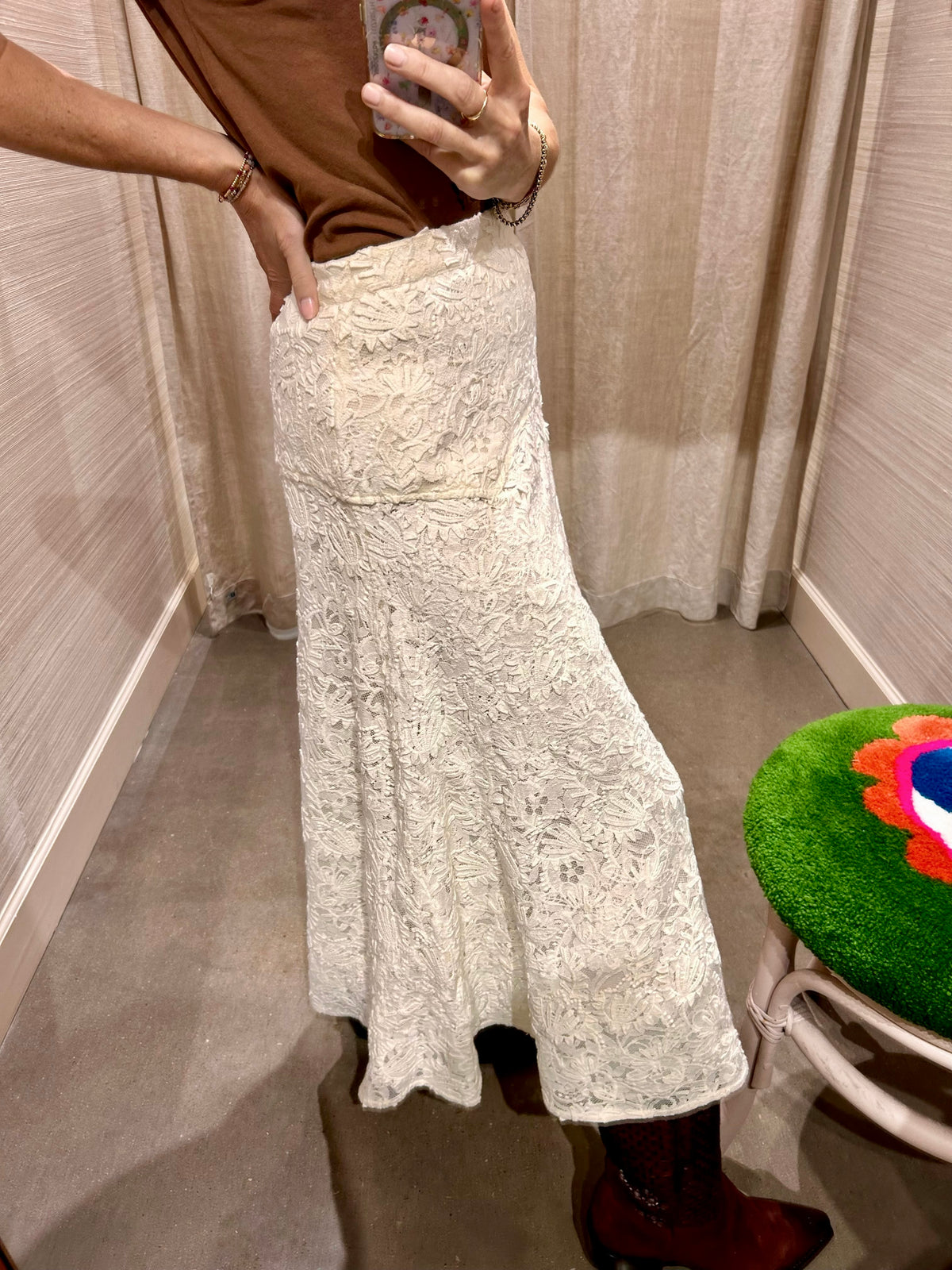 RELIC LACE SADDLE SKIRT