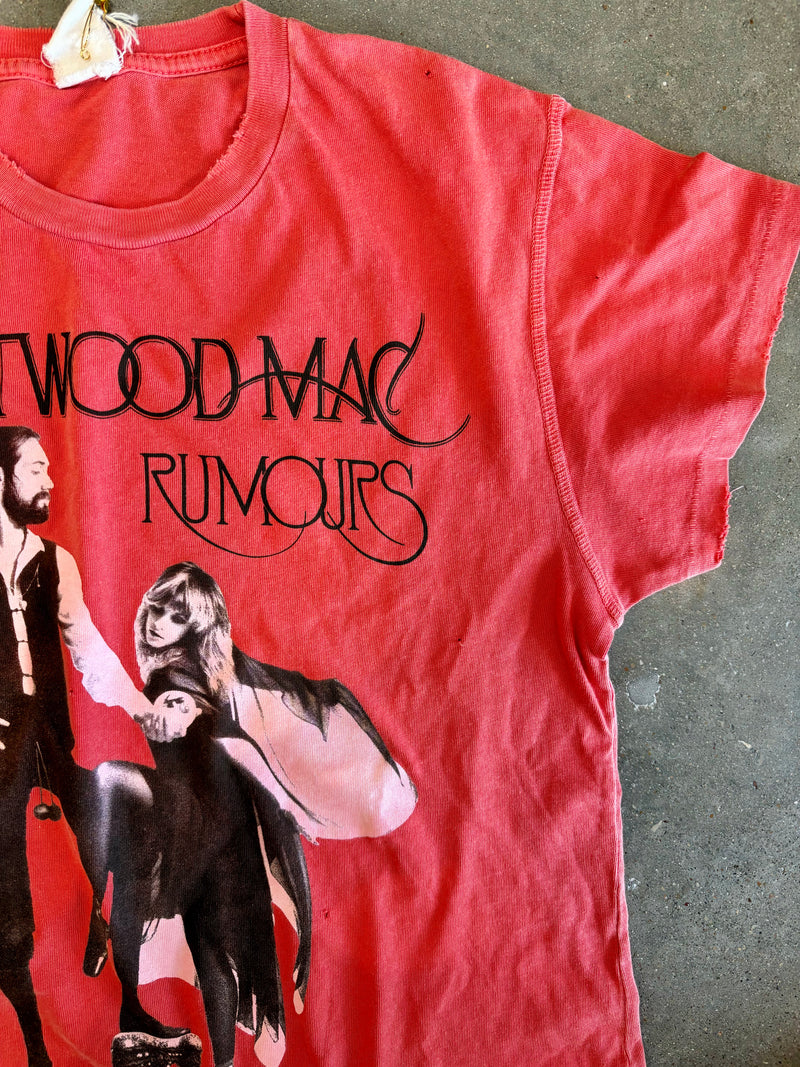 FLEETWOOD MAC CREW TEE - RUMOURS IN CHERRY