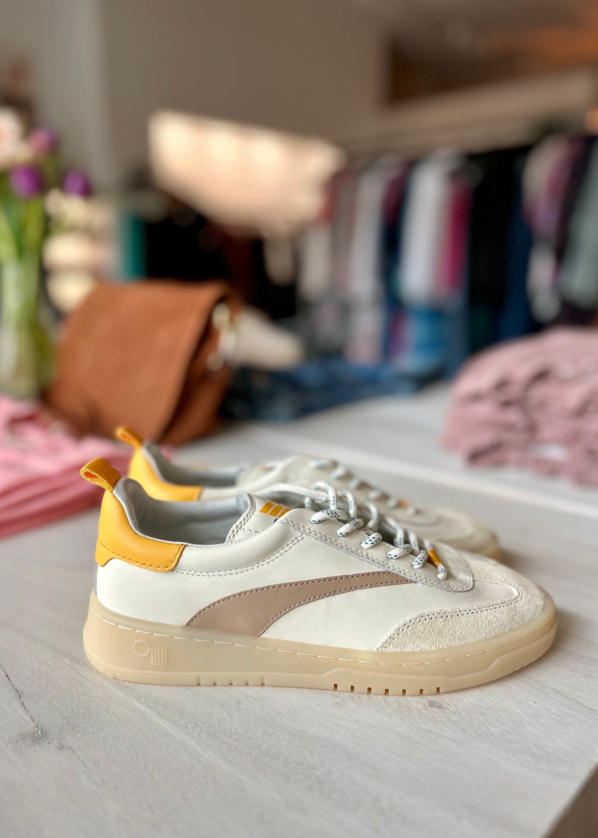 PANAMA SNEAKERS IN VANILLA