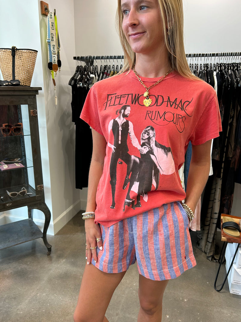 FLEETWOOD MAC CREW TEE - RUMOURS IN CHERRY