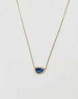 STELLA SAPPHIRE + DIAMOND NECKLACE