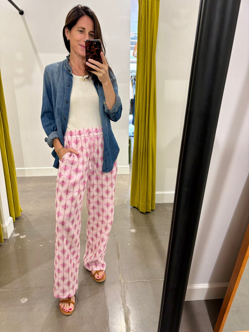 ATTICUS PANT IN PINK TWINKLE