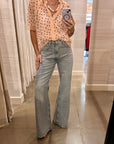 LEMON TWIST SNEAK JEANS IN ROCKY ROAD
