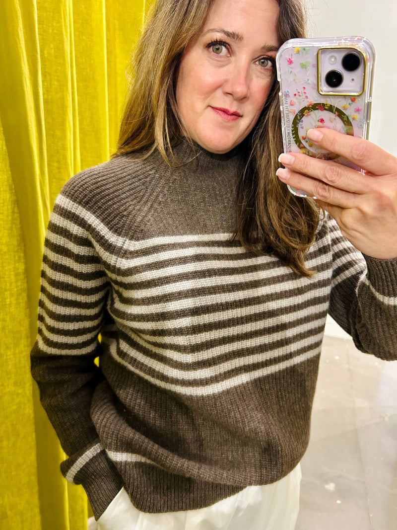 LAURA SWEATER IN COCO/OATMEAL