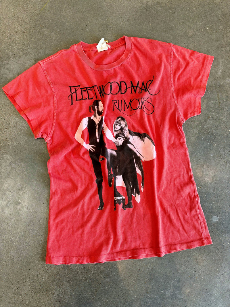 FLEETWOOD MAC CREW TEE - RUMOURS IN CHERRY