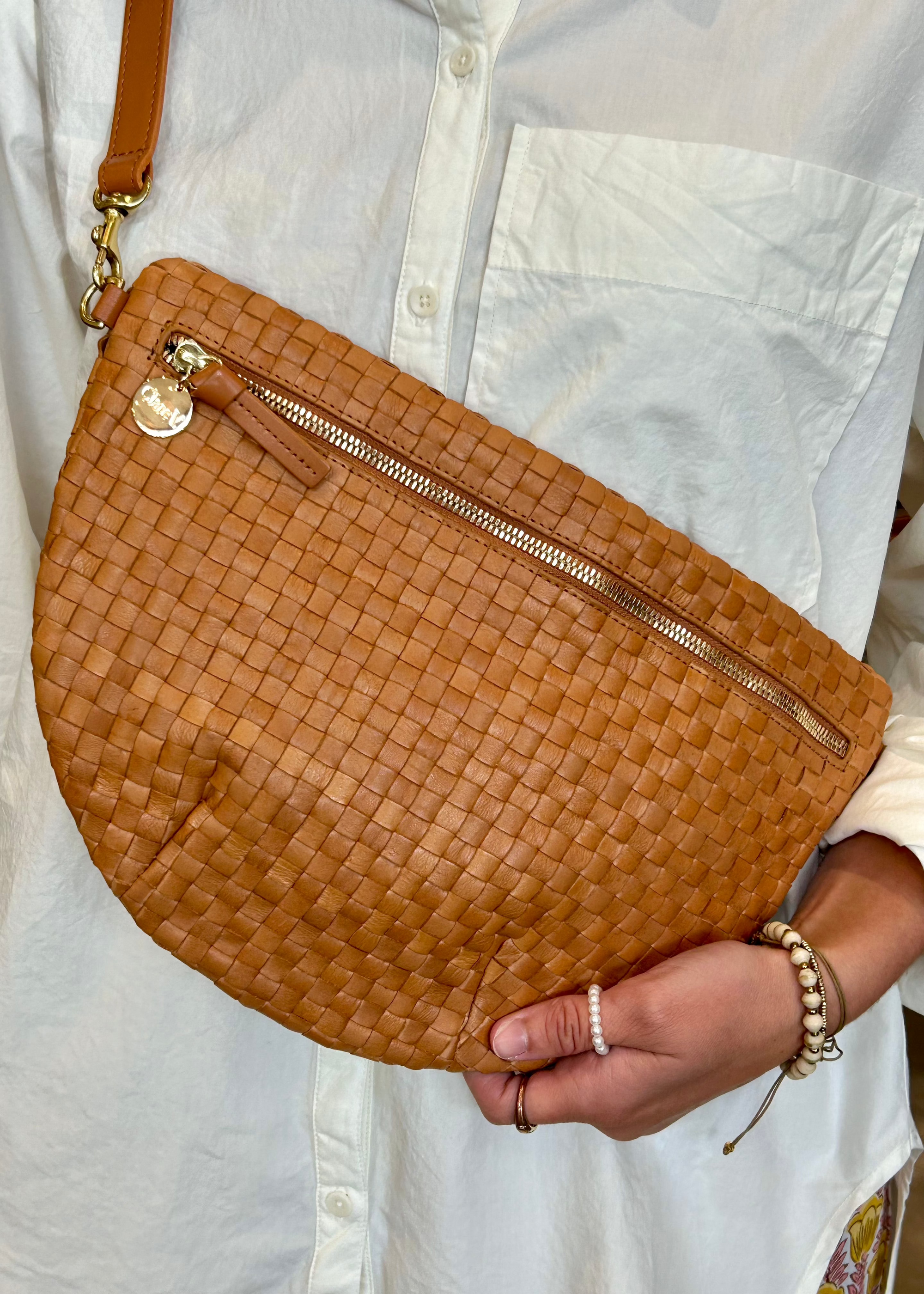 GRANDE FANNY IN NATURAL WOVEN CHECKER