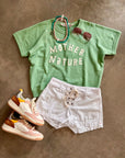 SHORT SLEEVE CONCERT SWEATSHIRT