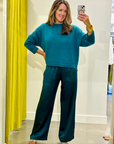 BRYNN PANTS IN MARINE TEAL