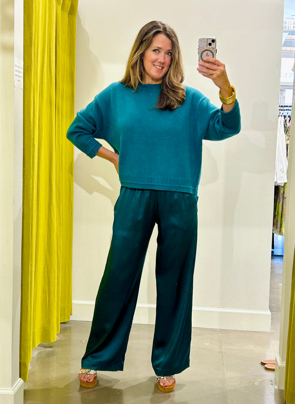 BRYNN PANT IN MARINE TEAL