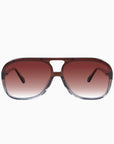 BANG BANG SUNNIES IN CHOCOLATE/CRYSTAL WITH ORANGE LENSES