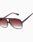 BANG BANG SUNNIES IN CHOCOLATE/CRYSTAL WITH ORANGE LENSES