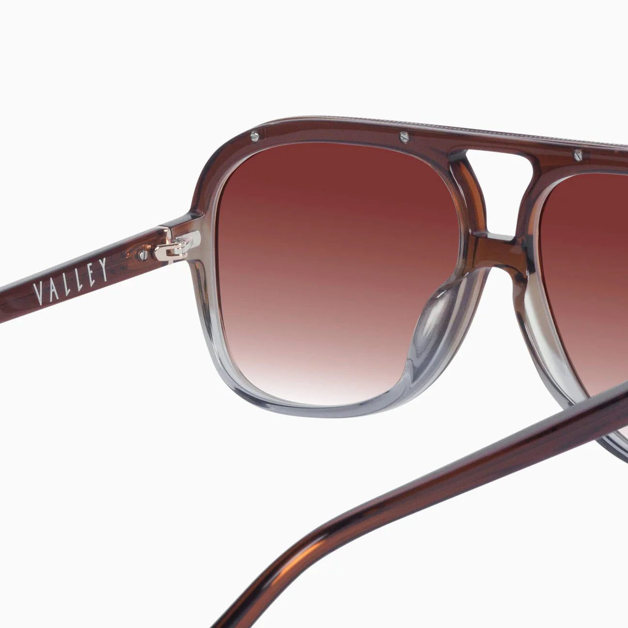 BANG BANG SUNNIES IN CHOCOLATE/CRYSTAL WITH ORANGE LENSES