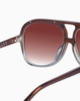BANG BANG SUNNIES IN CHOCOLATE/CRYSTAL WITH ORANGE LENSES