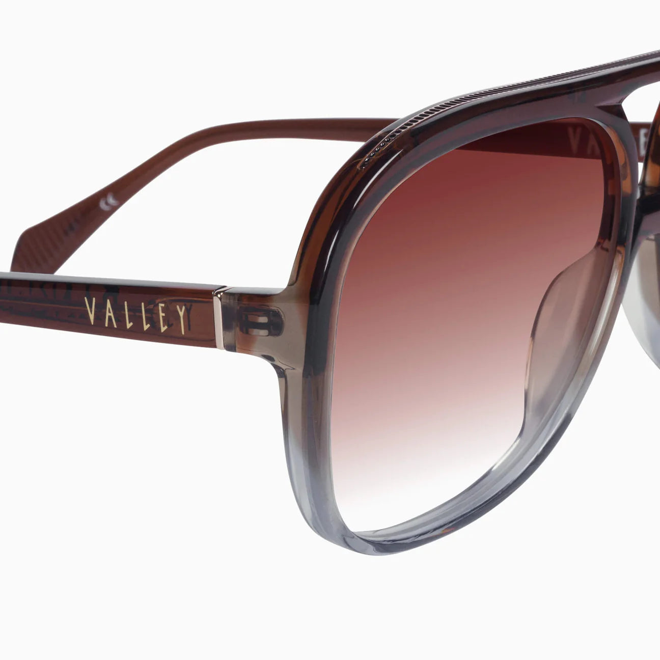 BANG BANG SUNNIES IN CHOCOLATE/CRYSTAL WITH ORANGE LENSES