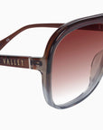BANG BANG SUNNIES IN CHOCOLATE/CRYSTAL WITH ORANGE LENSES