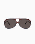 BANG BANG SUNNIES IN CHOCOLATE/CRYSTAL WITH BROWN LENSES