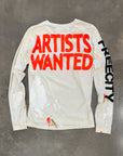 ARTISTS WANTED PAINT TEE