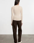 SILK KNIT U-NECK