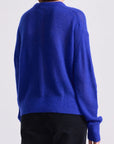 SOFTEST TISSUE WEIGHT SWEATER IN COBALT