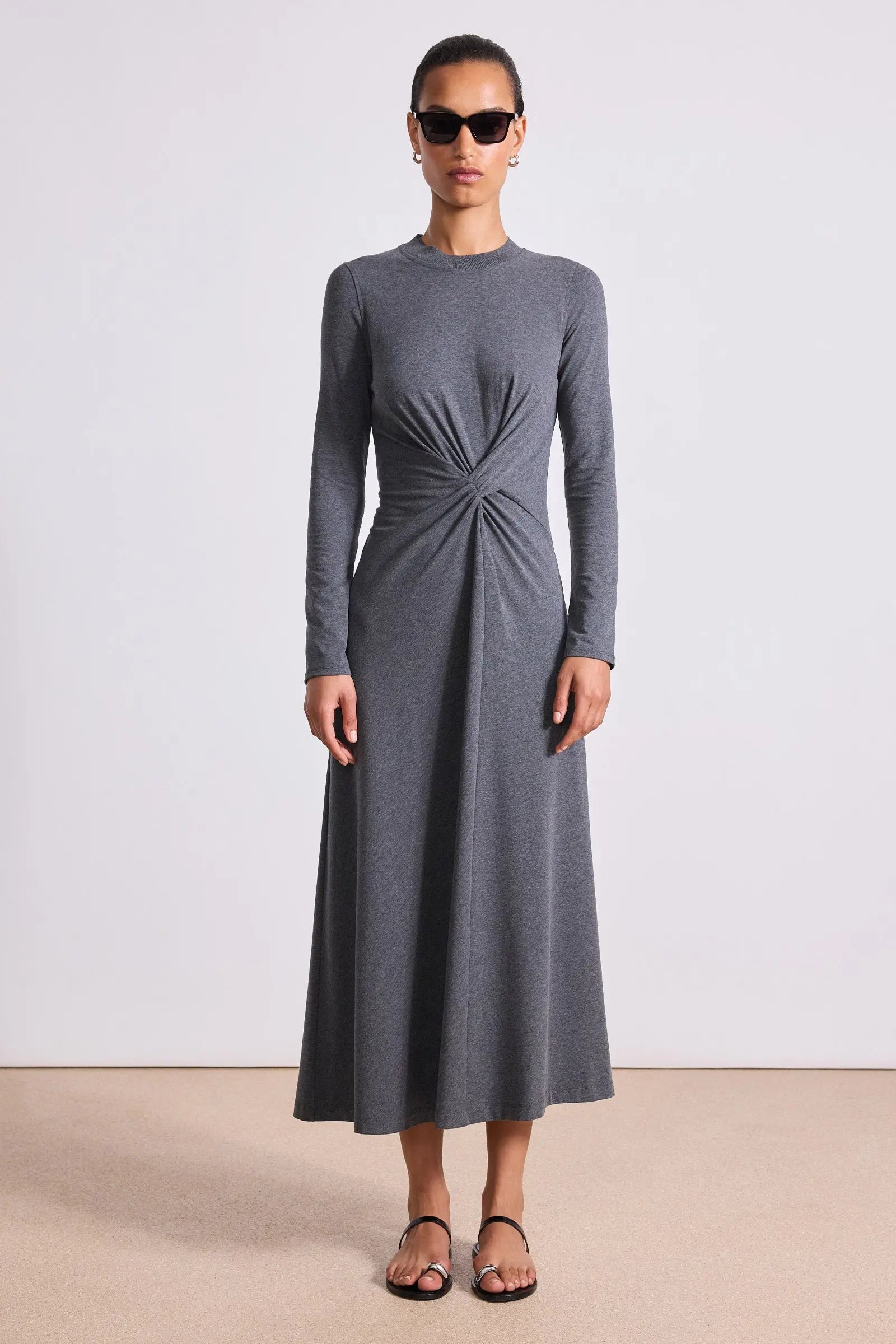 LONG SLEEVE VOLTA TWIST DRESS