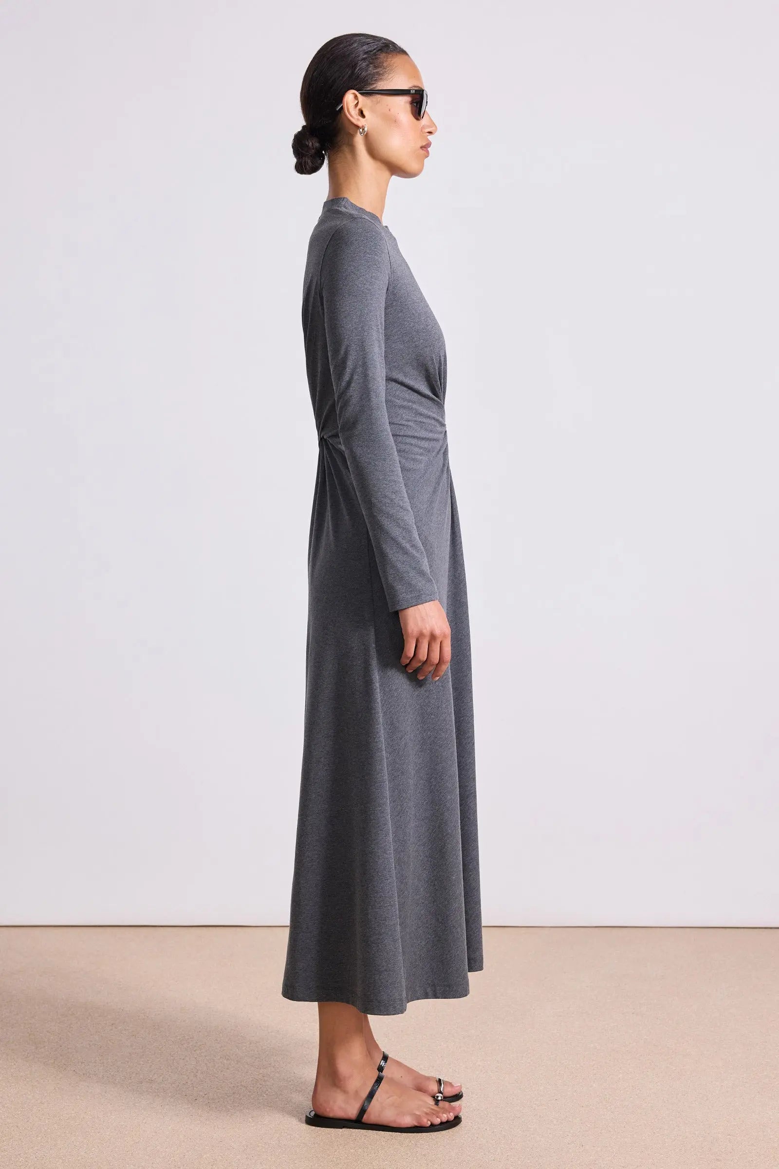 LONG SLEEVE VOLTA TWIST DRESS