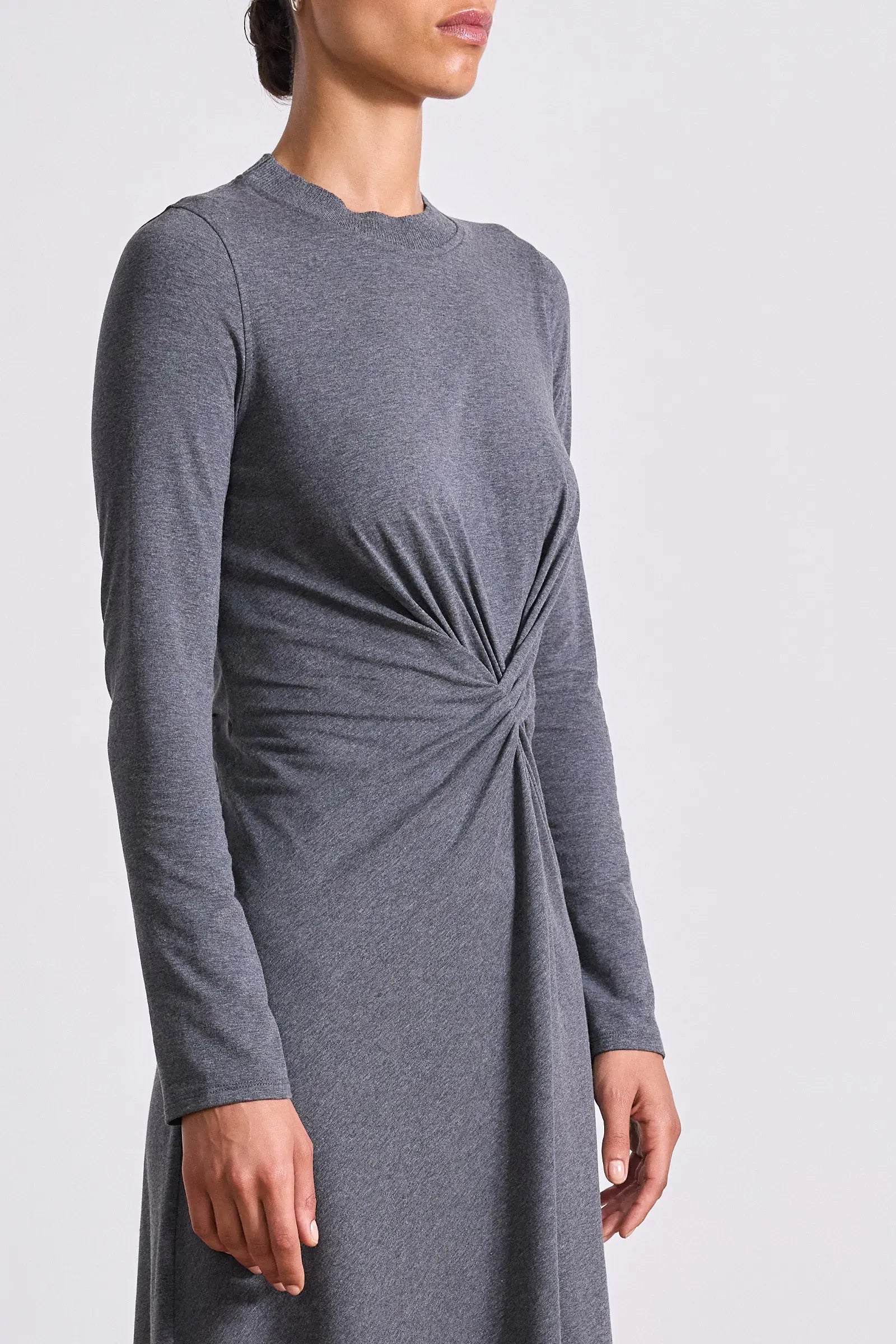 LONG SLEEVE VOLTA TWIST DRESS