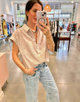 LEXI SHIRT IN TANGERINE SKY