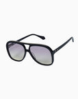 BANG SUNNIES IN BLACK WITH VIOLET-YELLOW LENSES