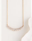 DIAMOND CRESCENT NECKLACE