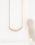 DIAMOND CRESCENT NECKLACE