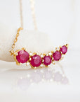 AMALFI LARGE RUBY NECKLACE