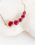 AMALFI LARGE RUBY NECKLACE