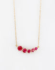 AMALFI LARGE RUBY NECKLACE