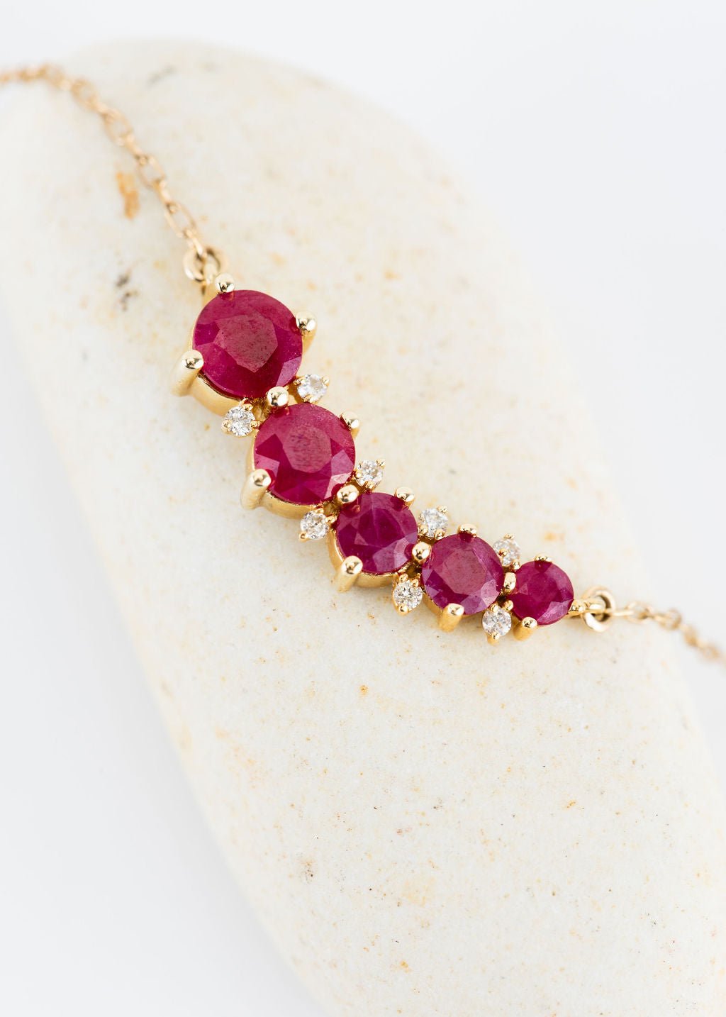 AMALFI LARGE RUBY NECKLACE