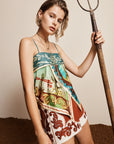 ACE SILK SCARF TOP