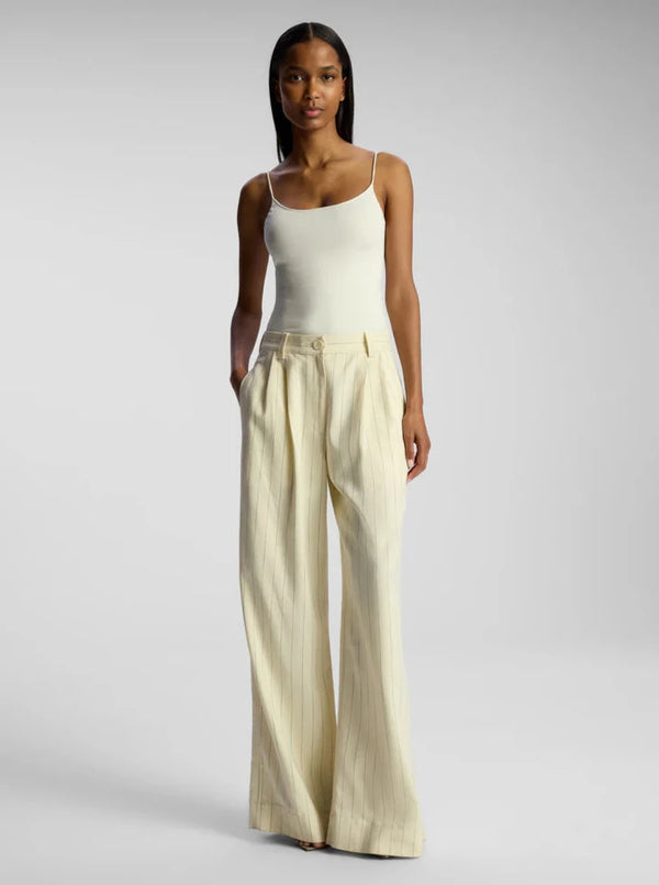 ALFIE PANT IN CREAM/BLACK