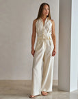 SLOAN VEST IN IVORY