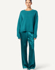 ALSTON SWEATER IN MARINE TEAL