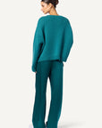 BRYNN PANTS IN MARINE TEAL