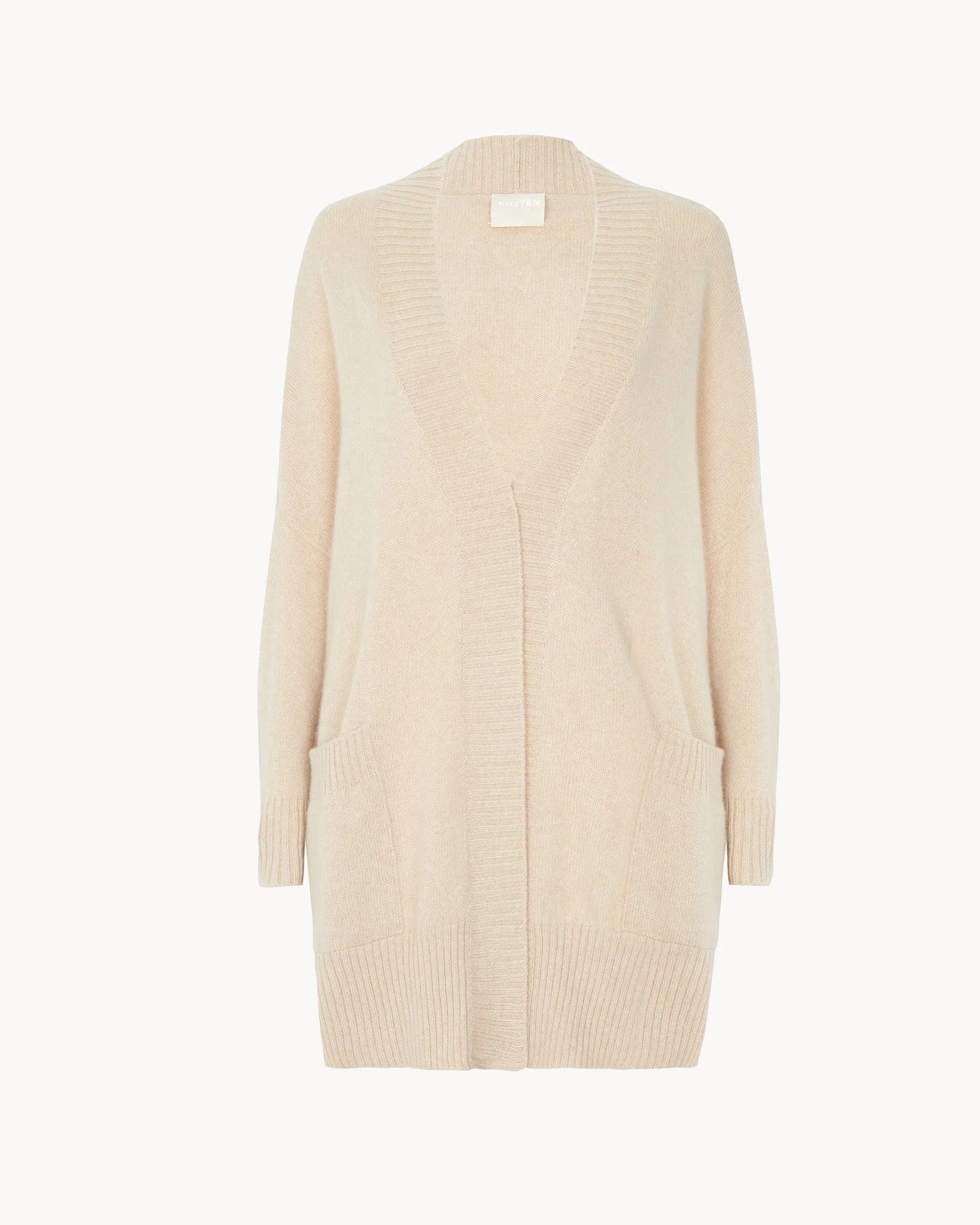 ANJA CASHMERE CARDIGAN IN NATURAL