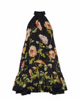 ARCA MINI DRESS IN FLORA BLACK