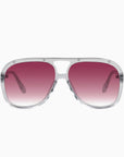 BANG SUNNIES IN CRYSTAL WITH ROSE GRADIENT LENSES