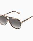 BANG SUNNIES IN IVORY TORTOISESHELL WITH BLACK LENSES
