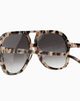 BANG SUNNIES IN IVORY TORTOISESHELL WITH BLACK LENSES