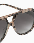BANG SUNNIES IN IVORY TORTOISESHELL WITH BLACK LENSES