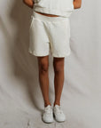 BARI SHORTS IN BRIGHT IVORY