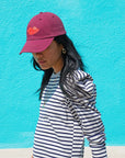 BASEBALL HAT IN OXBLOOD