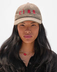 BASEBALL HAT IN TAUPE
