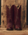 BASKET WEAVE COWBOY BOOT
